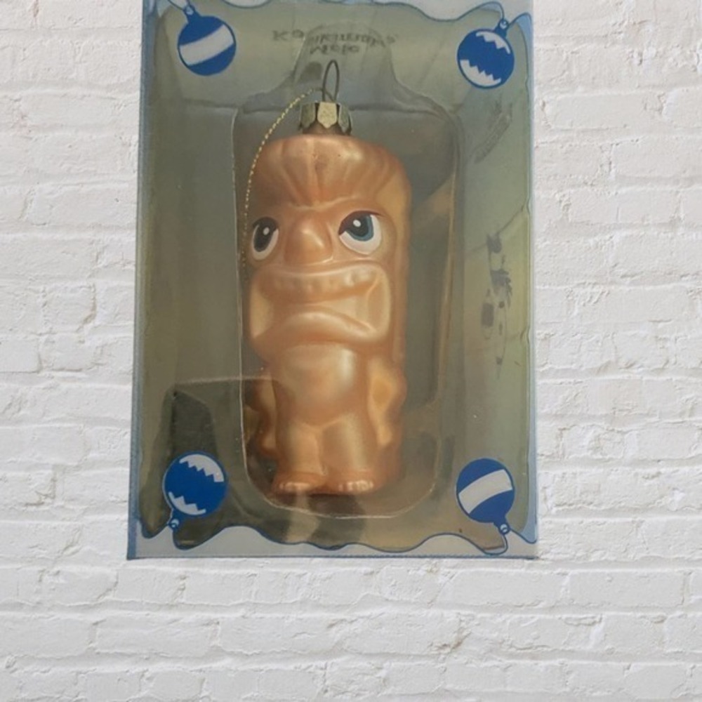 Mele Kalikimaka Glass Ornament